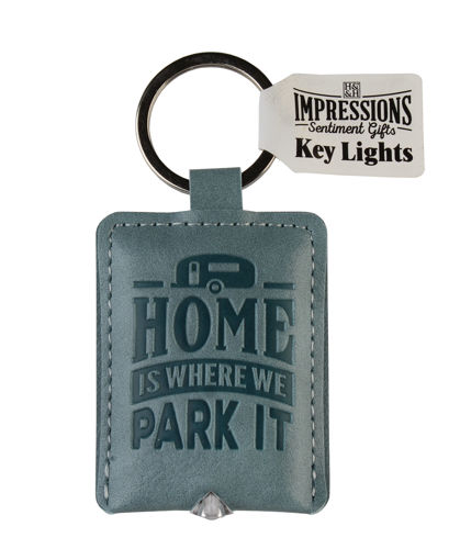 Picture of HOME IS WHERE WE PARK IT KEYRING
